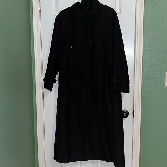 Vintage trench coat • detachable fleece lining • unisex - Picture 4 of 9